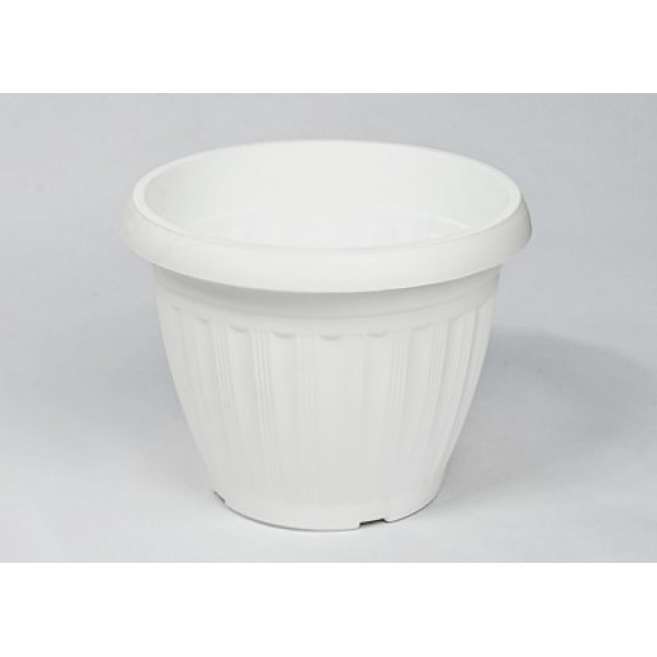 Горшок для цветов Бутон с подставкой 1,9 л 14x17 см Белый Горшок для цветов Бутон с подставкой 1,9 л 14x17 см Белый