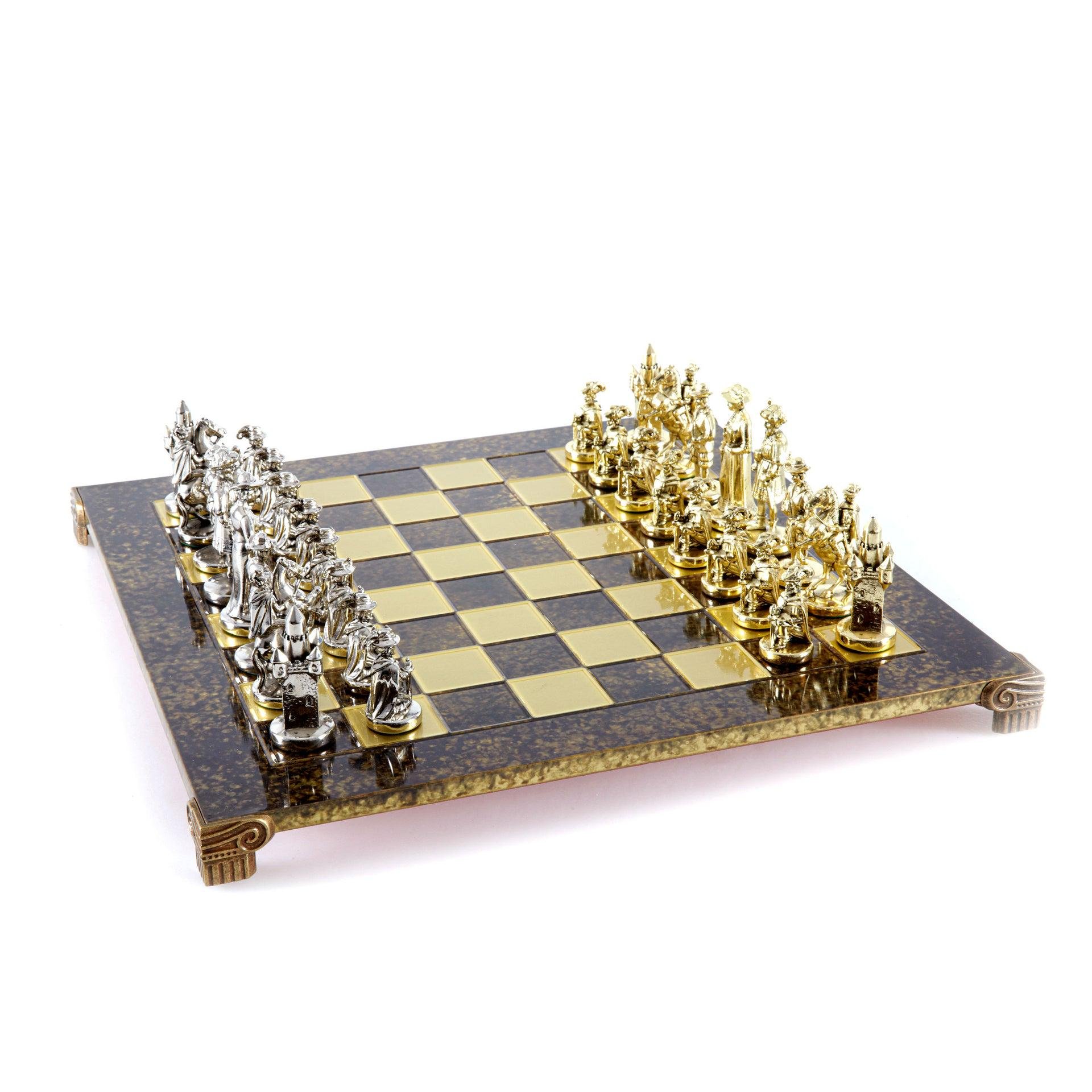 Шахматы Manopoulos Посейдон 54х54 см Коричневый (088-1902S)