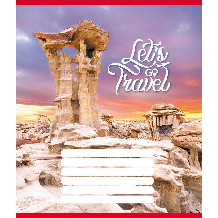 Зошит учнівський Leader У подорож 024-550276K-5 в клітинку 24 арк. (RLT55271)