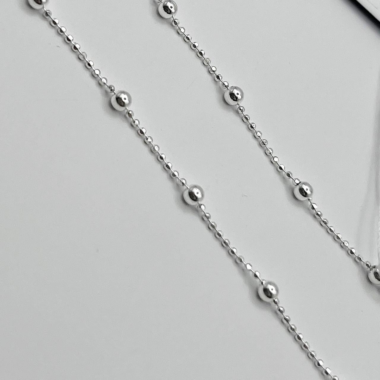 Цепочка серебряная Шарики 40 2,54 г (3020263762)