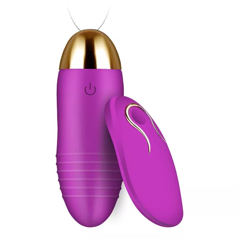 Виброяйце с зарядкой и радиоуправлением Фиолетовый (Purple_EG05)