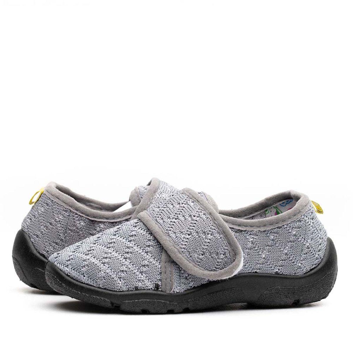 Капці дитячі Oldcom Tip-Top Infinity р. 27 на чорній підошві Сірий (4841347032004)