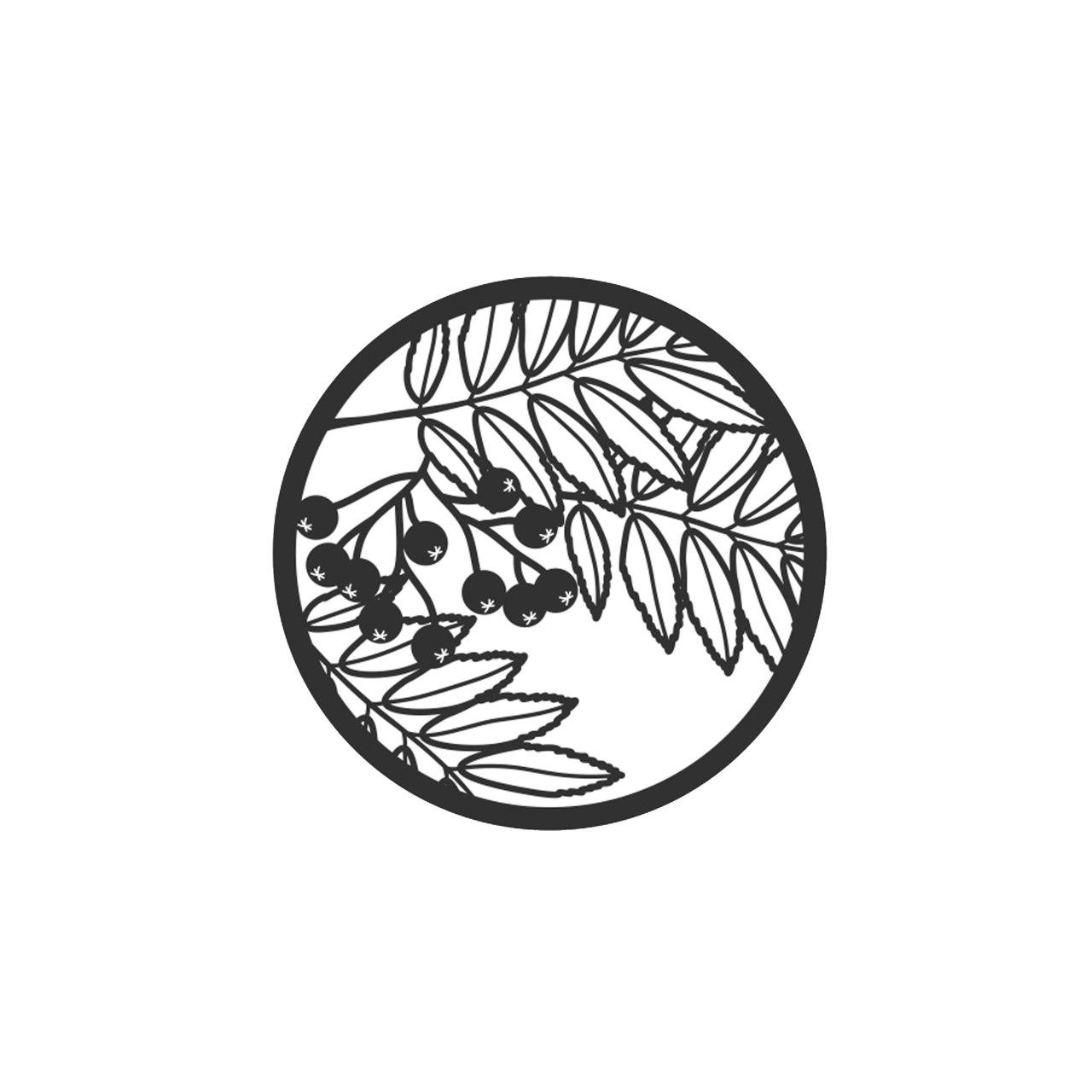 Панно из дерева d 39 см (А375-1)