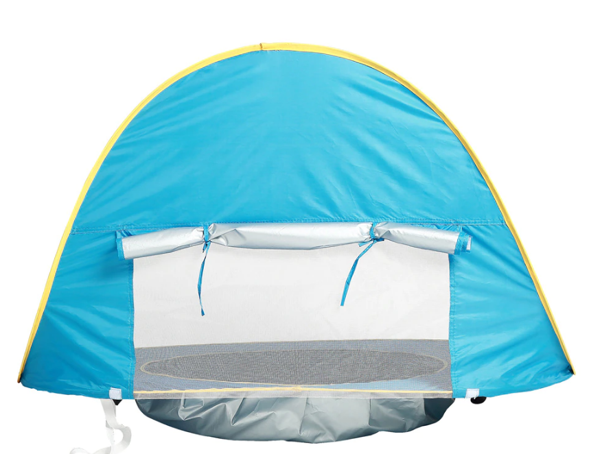 Детская палатка Pool Baby Tent пляжная с бассейном и вентилируемой стенкой Голубой