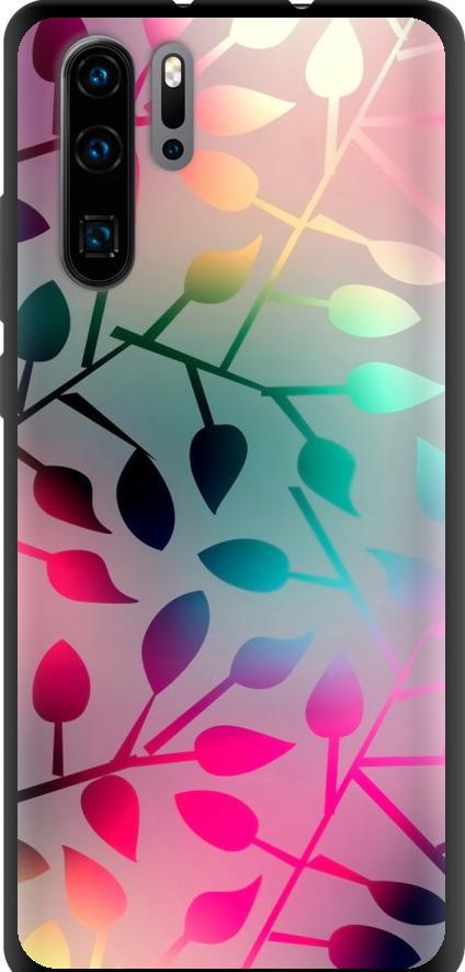 Чехол на Huawei P30 Pro Листья (2235b-1621-42517)