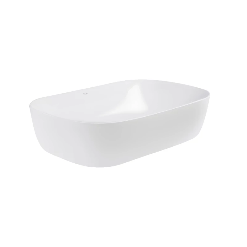 Раковина-чаша накладная Q-tap Robin с донным клапаном 610x400x145 мм White (SD00046253)