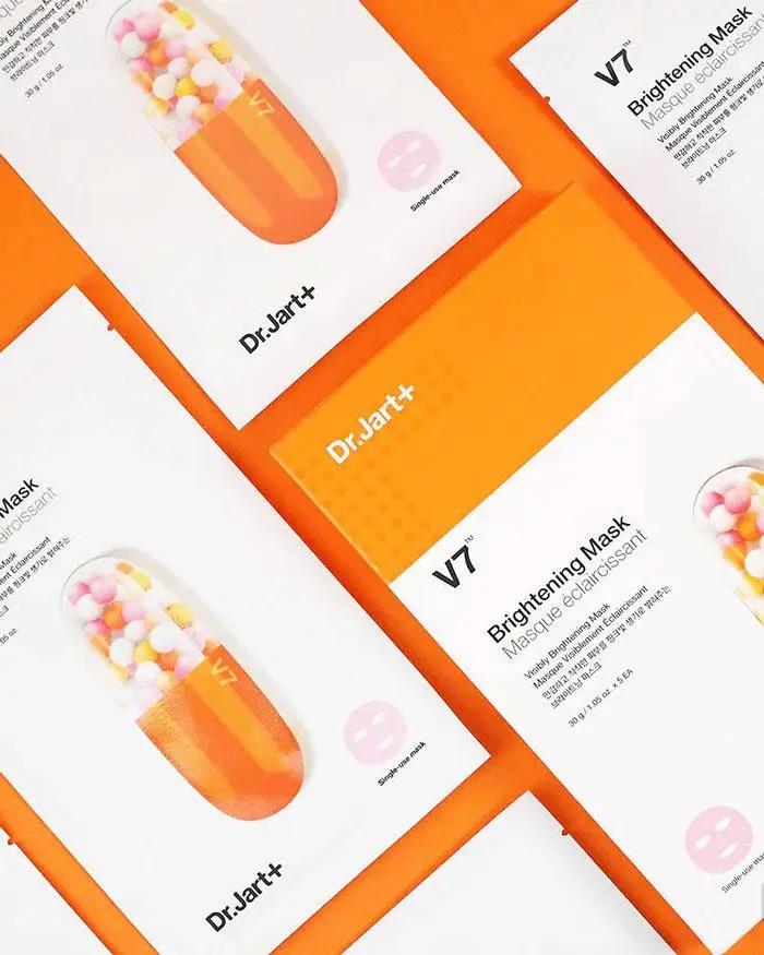 Маска осветляющая ультратонкая Dr.Jart+ V7 Brightening Mask 30 г (10579664) - фото 5