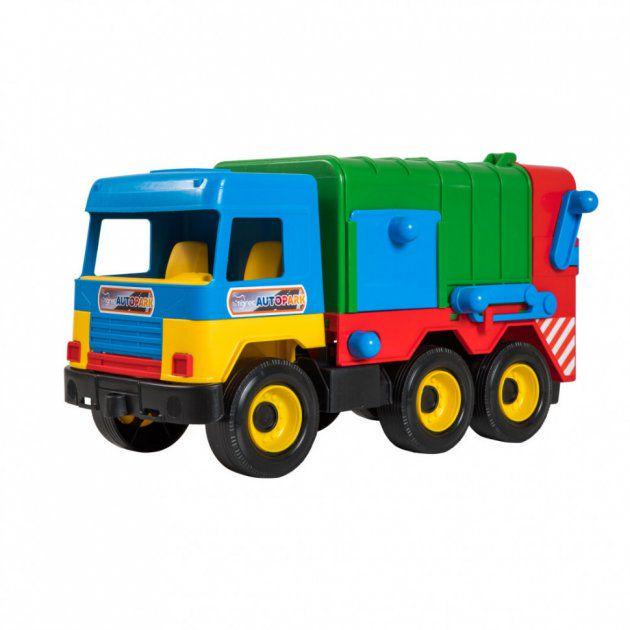 Машина мусоровоз Middle truck wader Зеленый/Синий (1-6-194810)