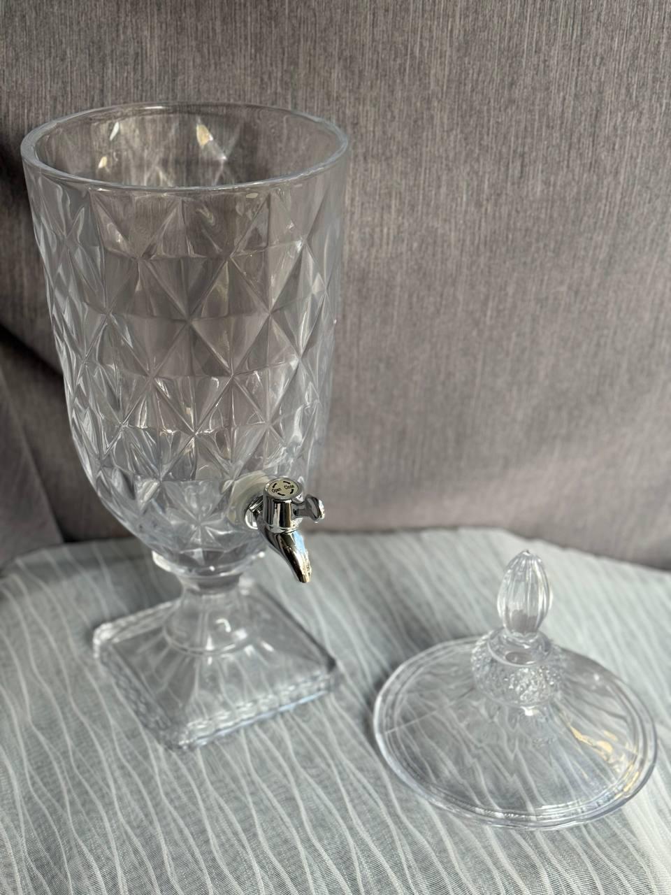 Лимонадница стеклянная TS Kitchen 3 л Прозрачный (HP4172-1) - фото 2