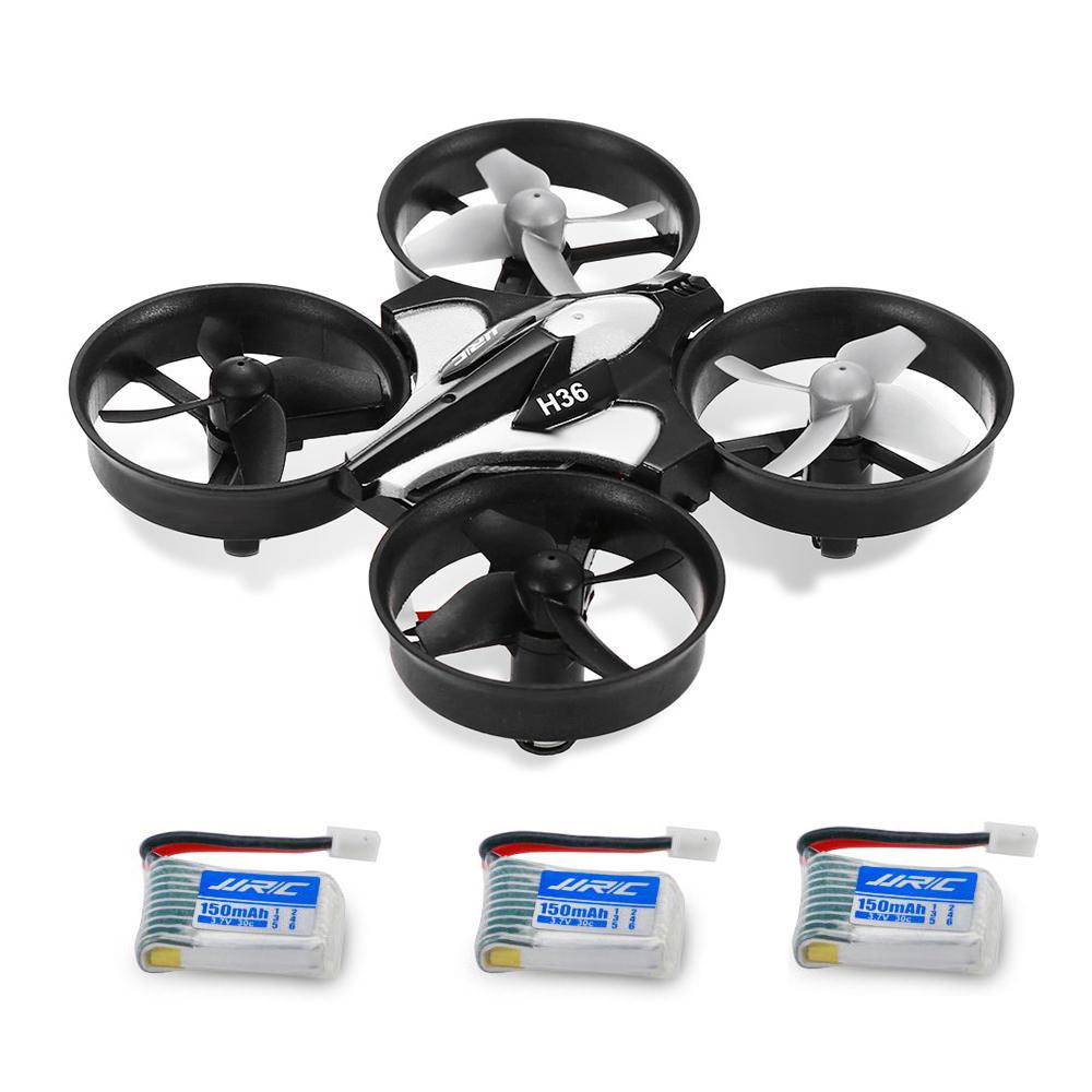 Квадрокоптер JJRC H36 Mini и 2 Аккумулятора 30 м Черный - фото 2