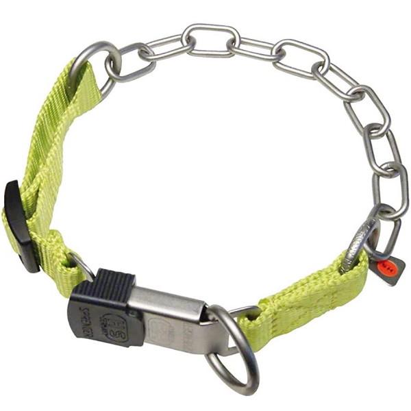 Ошейник регулируемый для собак Sprenger Adjustable Collar with Assembly Chain среднее звено нержавеющая сталь с нейлоном (51549_003_L5)