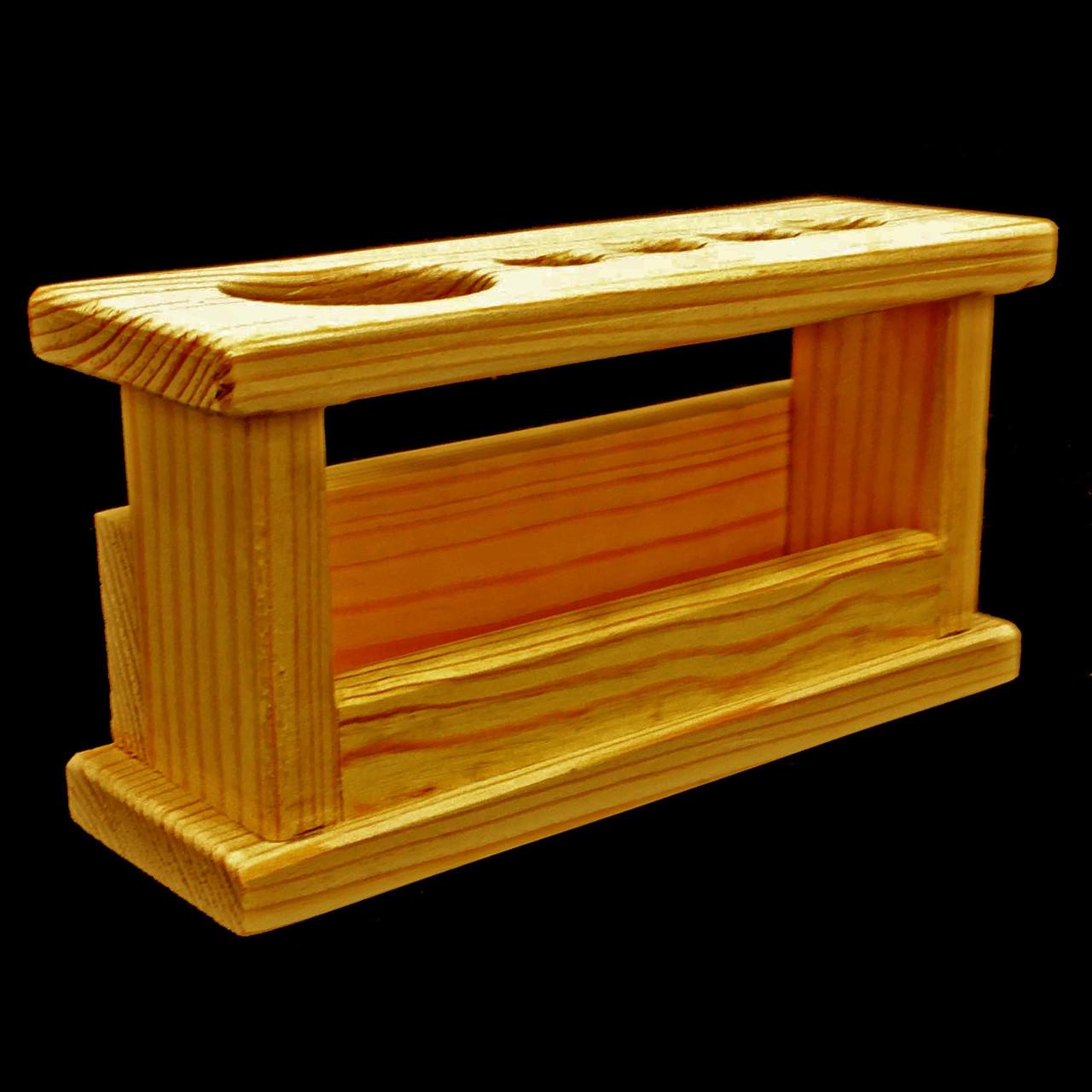 Органайзер для зубных щеток из дерева Касабланка Карри (ОЗП-000303) - фото 5 Органайзер для зубных щеток из дерева Касабланка Карри (ОЗП-000303) - фото 5