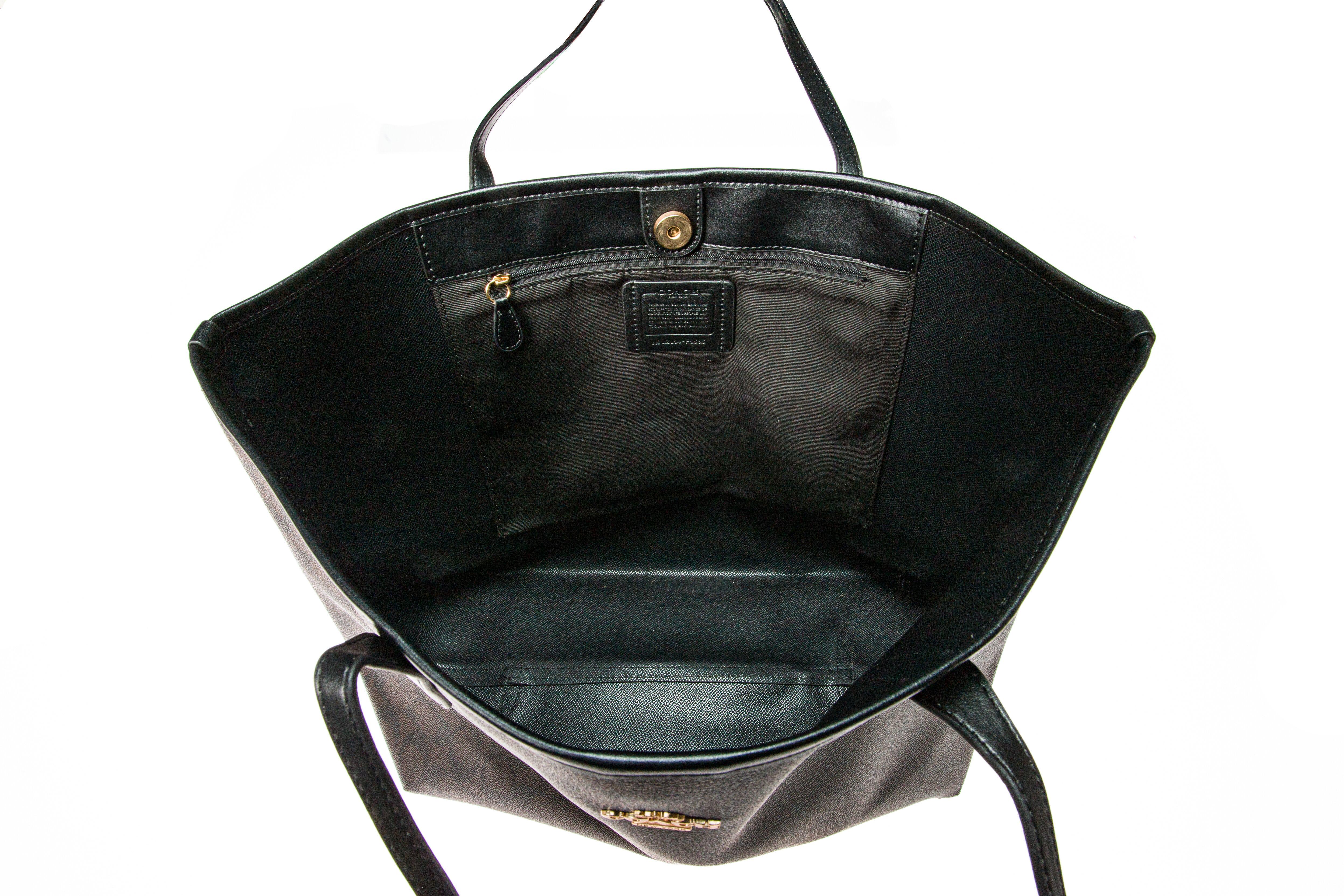 ᐉ Сумка жіноча Coach City Tote In Signature Canvas Brown/Black