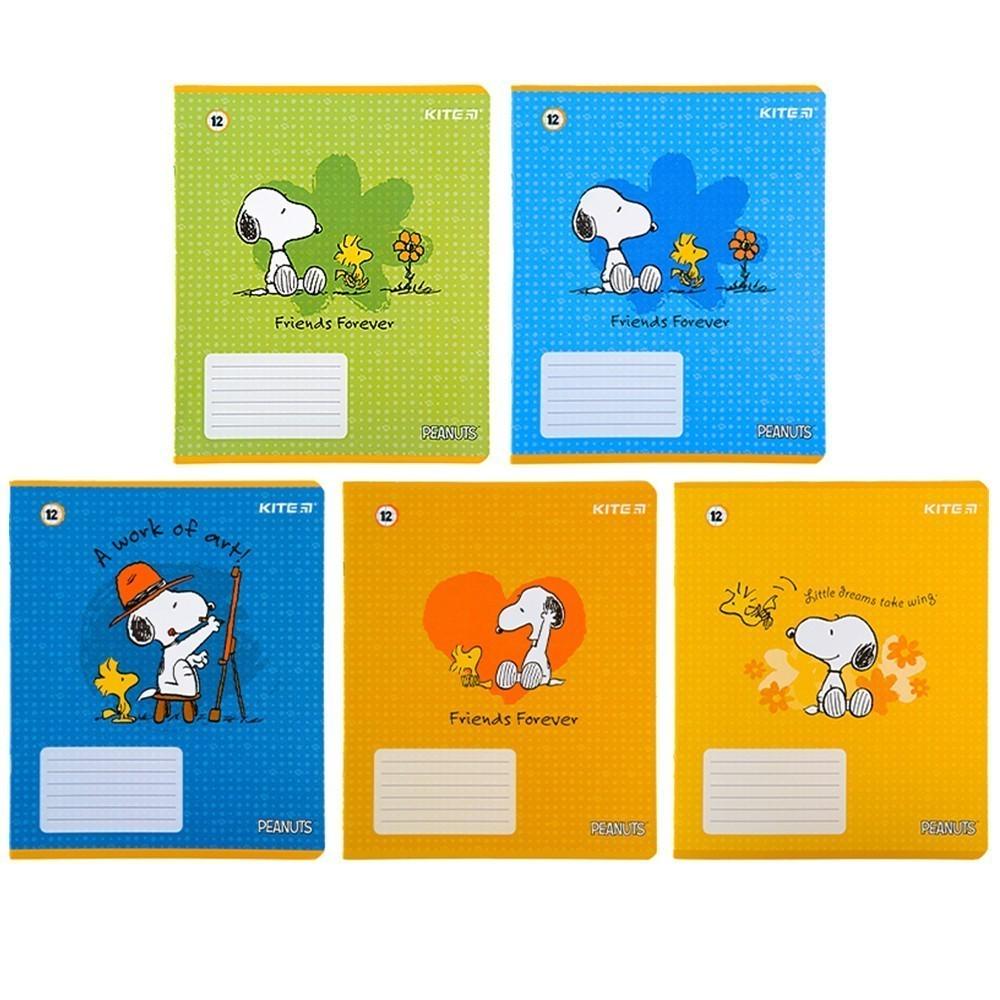 Комплект школьных тетрадей KITE Snoopy 12 листов 25 шт. (SN22-232_25pcs)