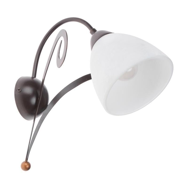 Бра настенное накладное кантри Brille BKL-550W/1 E14 L38-019