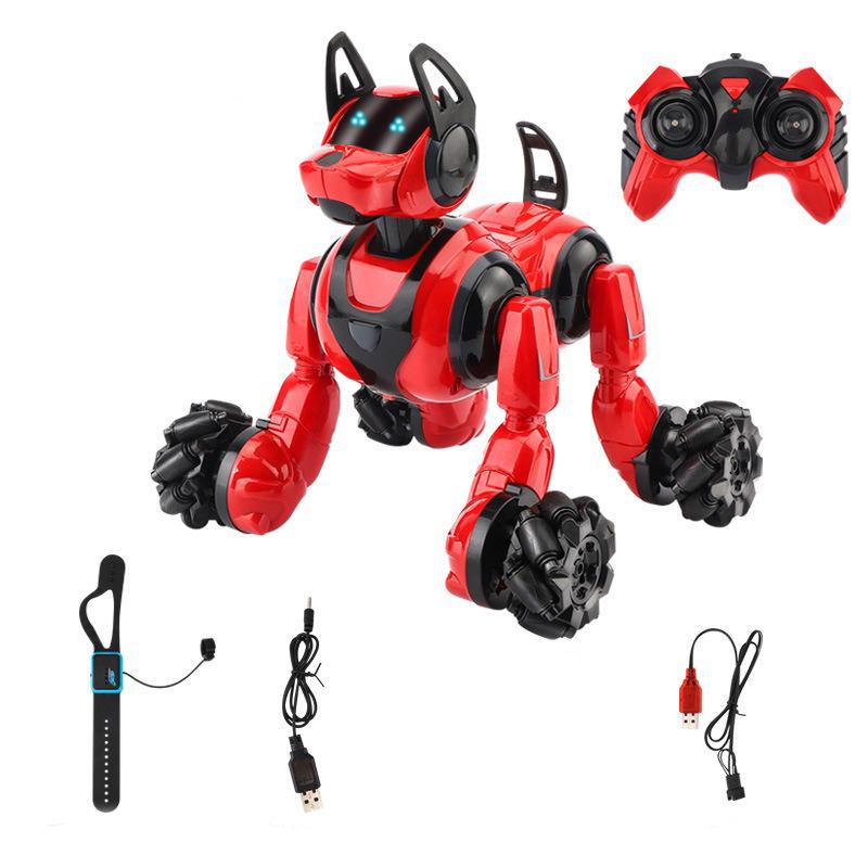 Собака робот на радиоуправлении X-Bot Stunt Dog Красный