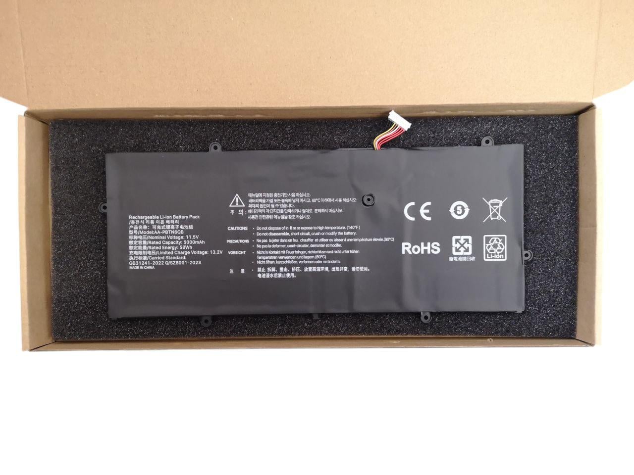 Аккумулятор для Samsung Notebook 9 900X5N/NP900X5N/NT900X5N/AA-PBTN6QB 5000 mAh 58Wh (000012000)