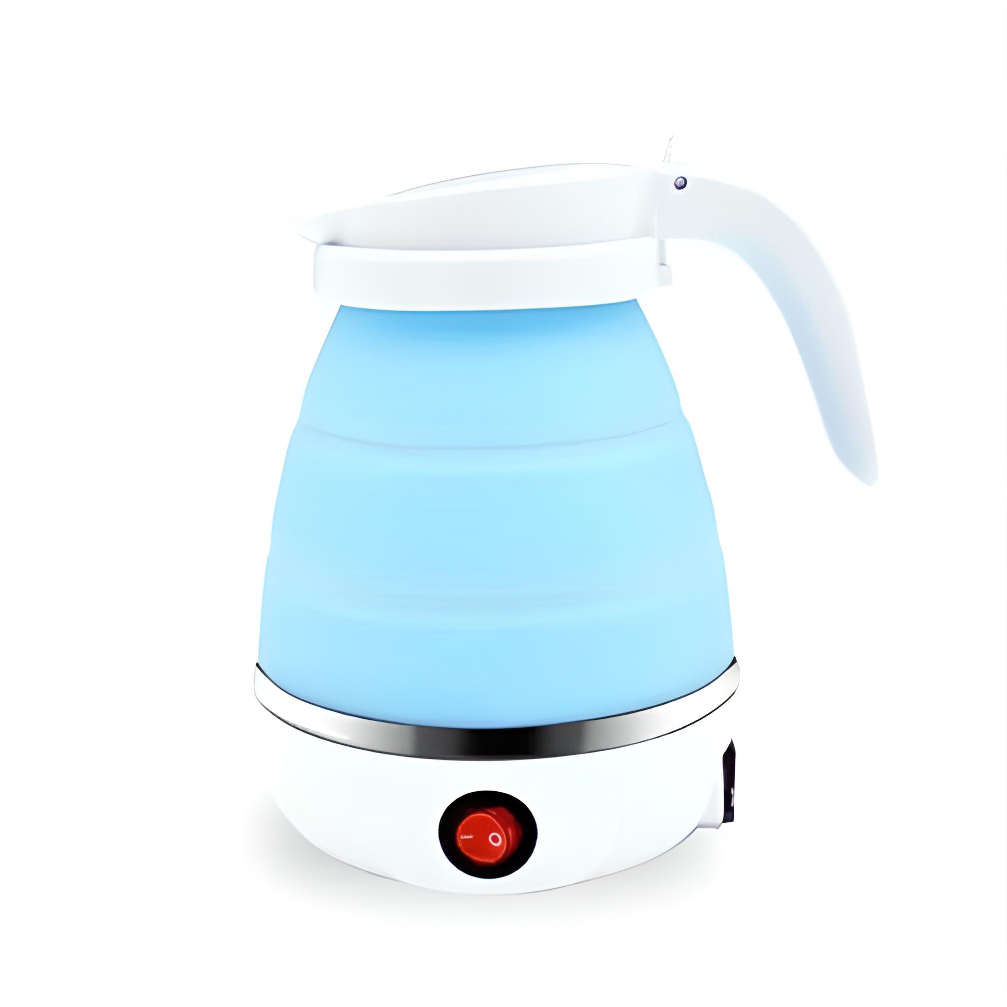 Електрочайник Electric Kettle силіконовий дорожній 500 мл Синій (521-154) - фото 1