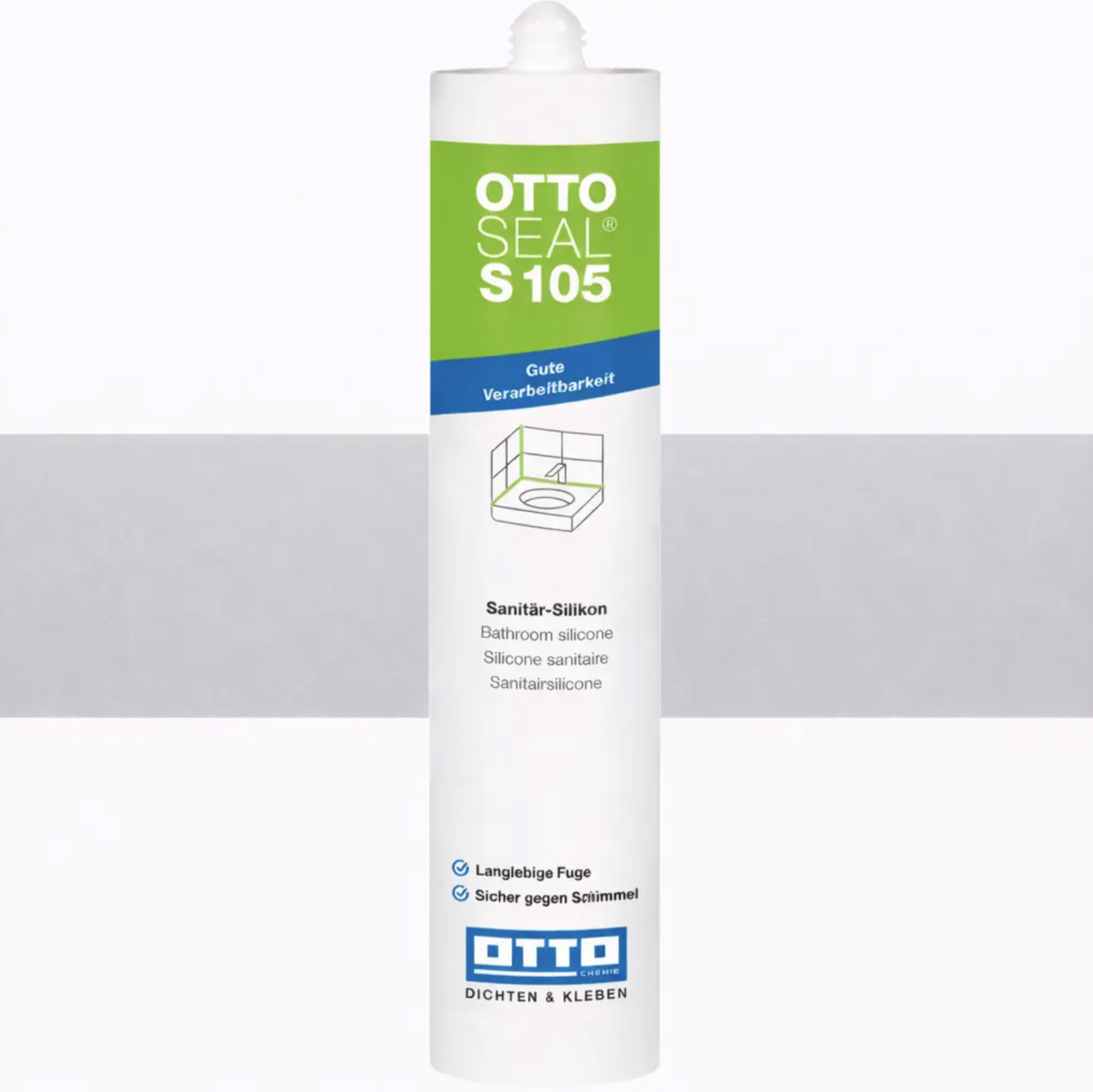 Силіконовий герметик OTTOSEAL S105 С71 Титановий 105 (S105C71)