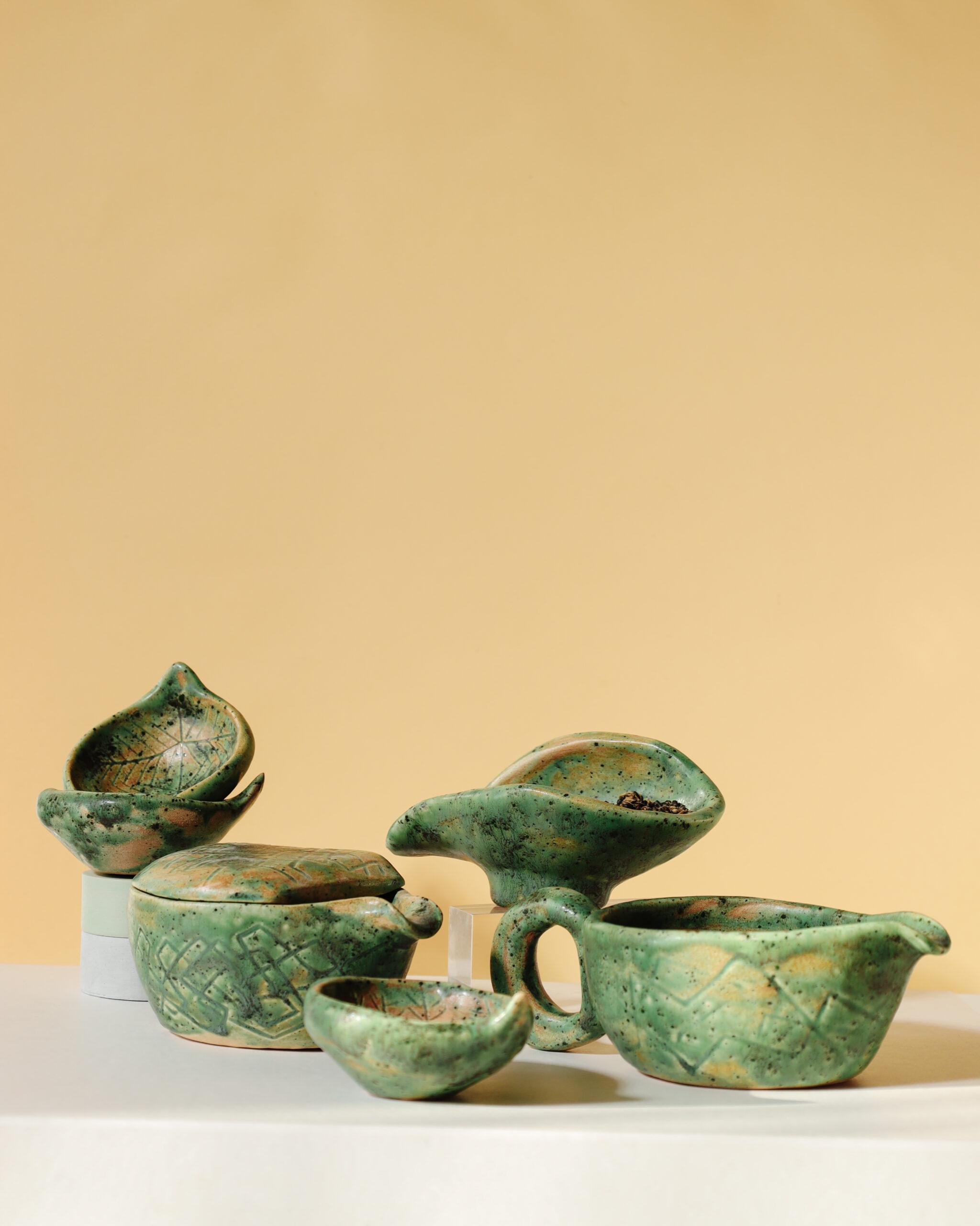 Набор для чайной церемонии Эльфийский полный ручной работы (TS-08) - фото 5 Набор для чайной церемонии Эльфийский полный ручной работы (TS-08) - фото 5