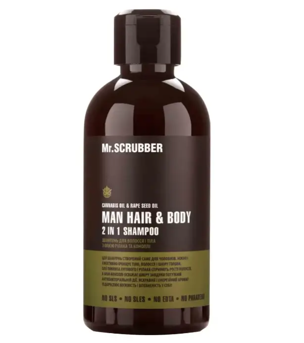 Шампунь для тела и волос Mr.SCRUBBER Man Hair&Body 2в1 Шампунь для тела и волос Mr.SCRUBBER Man Hair&Body 2в1