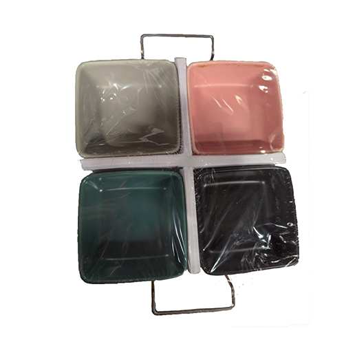 Менажниця на підставці Stenson YG01119‑4 комплект із 5 барабанчиків (614492) Менажниця на підставці Stenson YG01119‑4 комплект із 5 барабанчиків (614492)