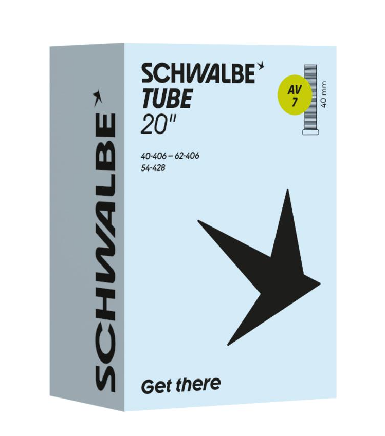 Камера для велосипеда Schwalbe AV7 40 мм 20"/40/62-406 (TUB-32-92)
