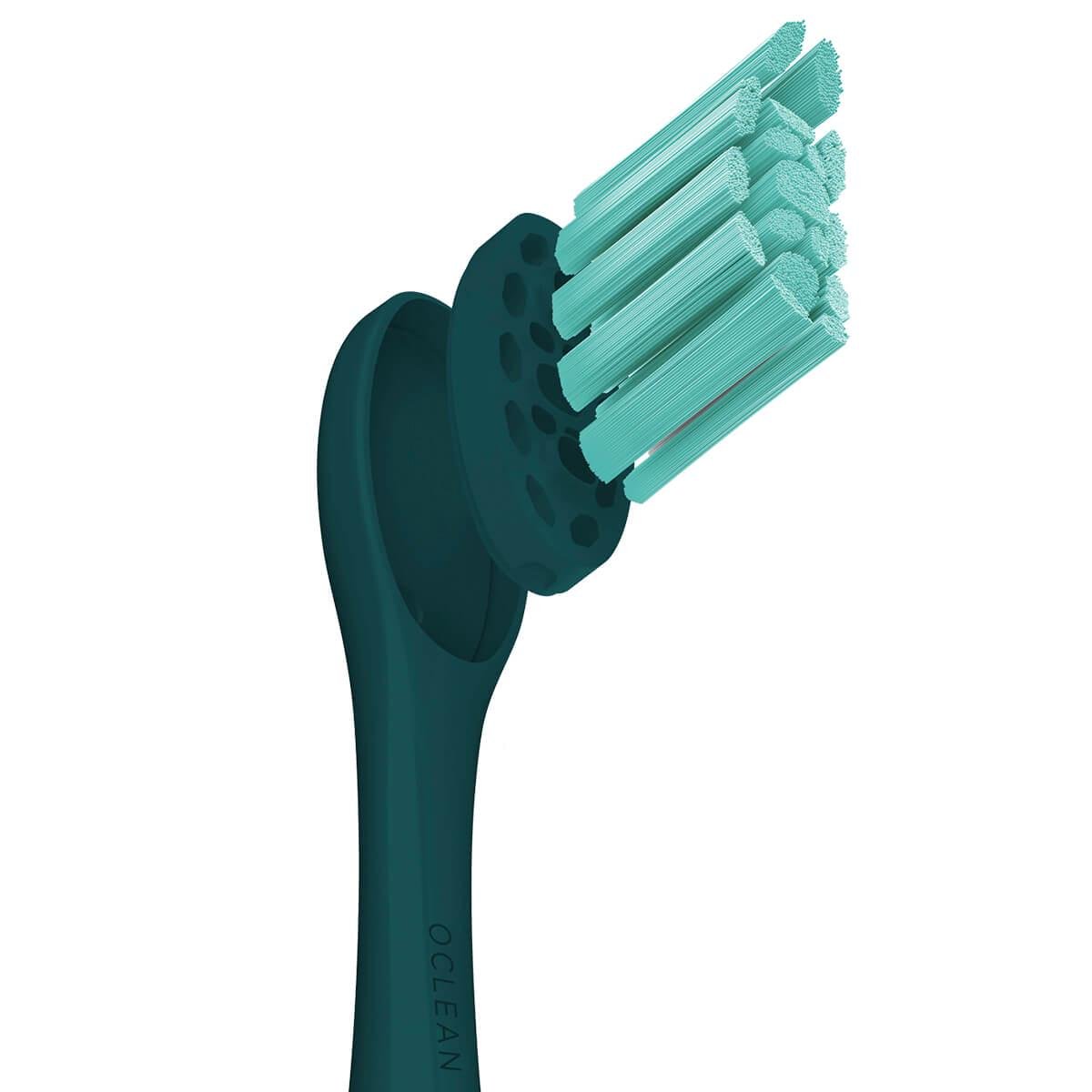 Насадки для зубної щітки Oclean Toothbrush Head for Onе SE Air X F1 PW09 2 шт. Green - фото 3