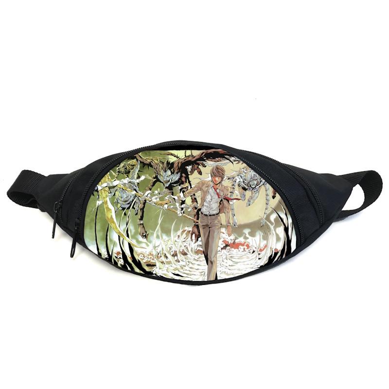 Поясна сумка-бананка Cappuchino toys Зошит смерті GB DN 03 Чорний (2087115728)