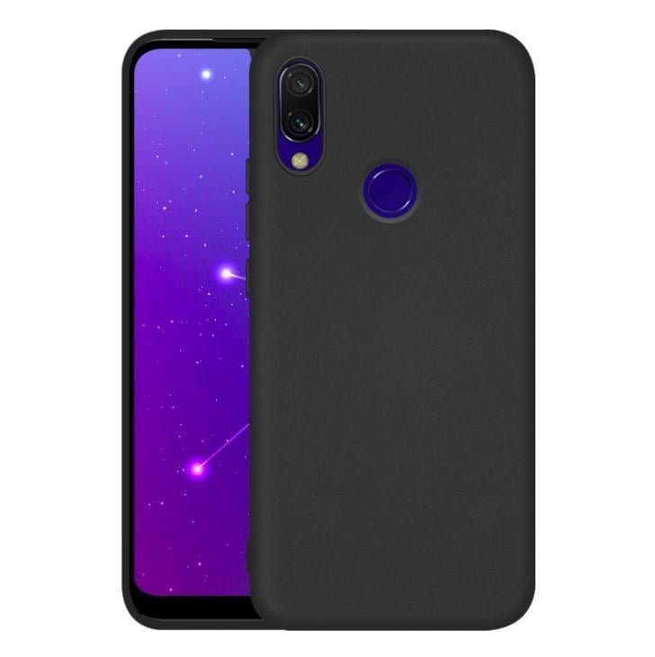 Силіконовий чохол Xiaomi Redmi 9 матовий Чорний - фото 1