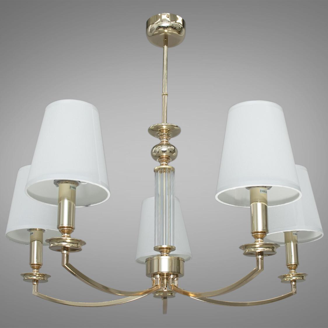 Люстра классическая 1017/5G с абажурами (30302368)