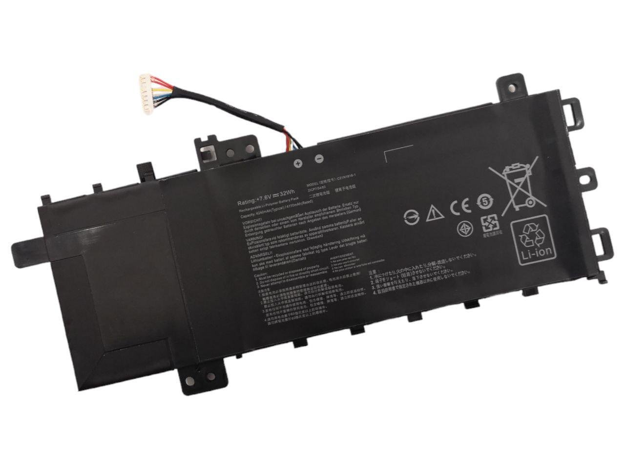 Аккумулятор для Asus V5000/X512DA/X512F/F512/B21N1818/C21N1818-1 Type-A 4240 mAh 32Wh (22359317)