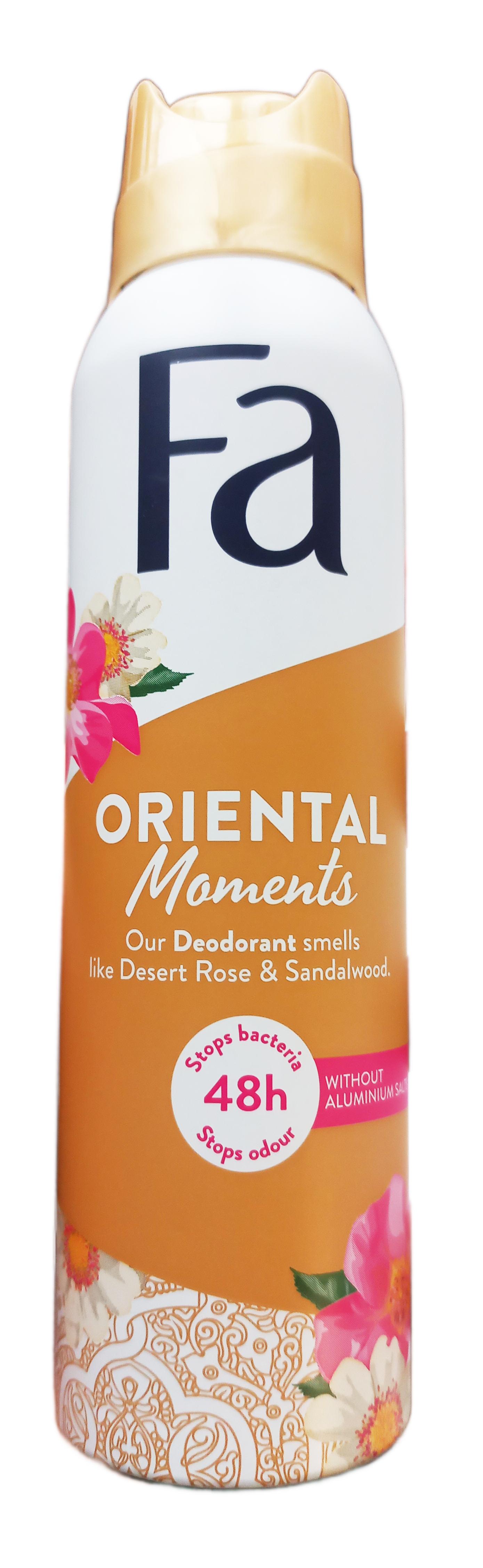 Дезодорант спрей Fa Oriental Moments Пустельна троянда/Сандалове дерево 150 мл