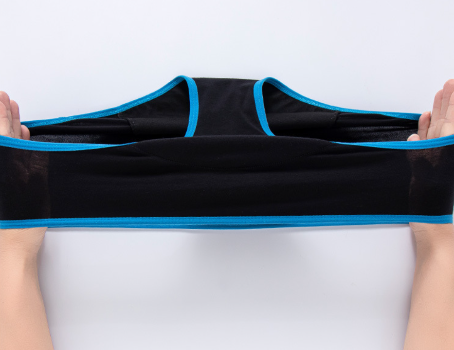 Трусы слипы для месячных от протеканий XL Черный с синим - фото 3