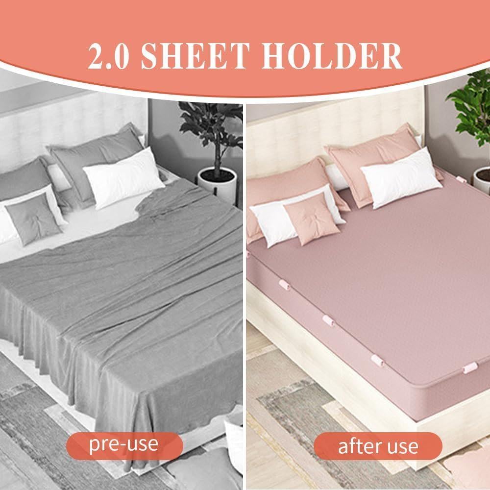 Держатели для простыни 6 шт. Розовый (0109/pink) - фото 4 Держатели для простыни 6 шт. Розовый (0109/pink) - фото 4