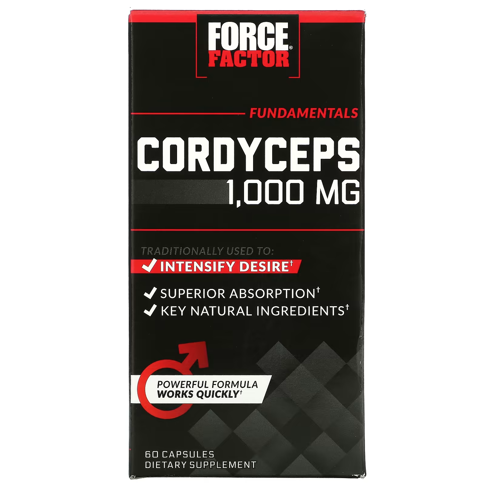 Кордицепс Force Factor 500 мг 60 капсул Кордицепс Force Factor 500 мг 60 капсул
