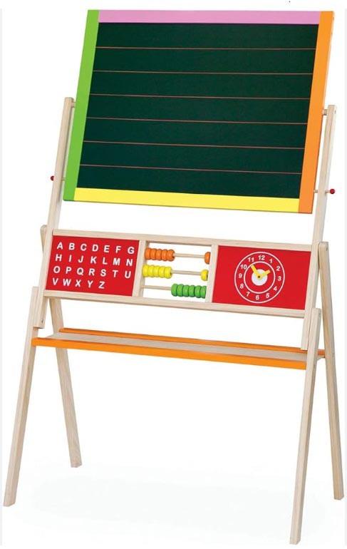 Деревянный мольберт Viga Toys 50951 двухсторонний магнитный - фото 2 Деревянный мольберт Viga Toys 50951 двухсторонний магнитный - фото 2