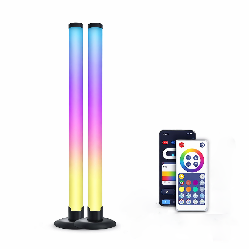 Светильники разумные RGBIC LED для рабочего стола и телевизора с Bluetooth/Wi-Fi/управлением и пультом 43 см 2 шт. (34630263)
