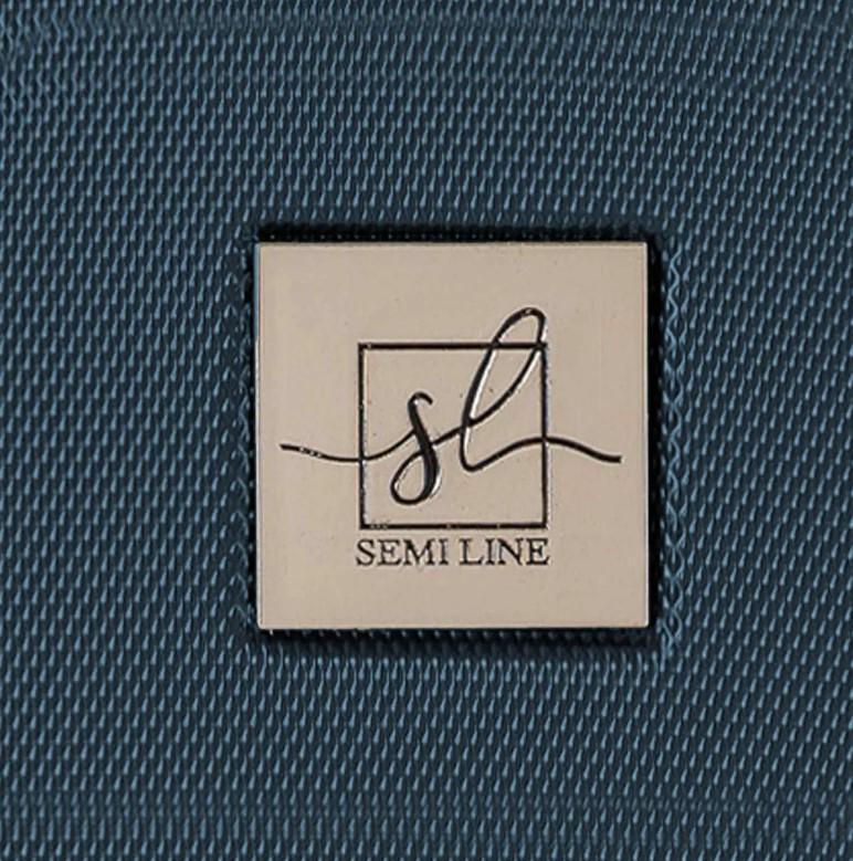 Валіза SEMI LINE T5672-4 28" L Blue/Brown (52972) - фото 2 Валіза SEMI LINE T5672-4 28" L Blue/Brown (52972) - фото 2