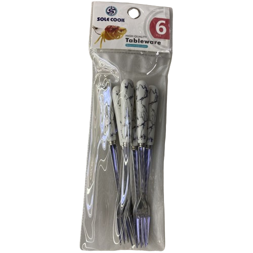 Вилка десертная Marble Stenson R89870 нержавеющая сталь 6 шт. (591970) Вилка десертная Marble Stenson R89870 нержавеющая сталь 6 шт. (591970)