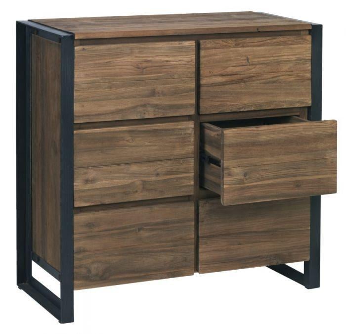 Комод Loft NS-293 930x900x400 мм Черный (6156d5943edc877ba8589b84)