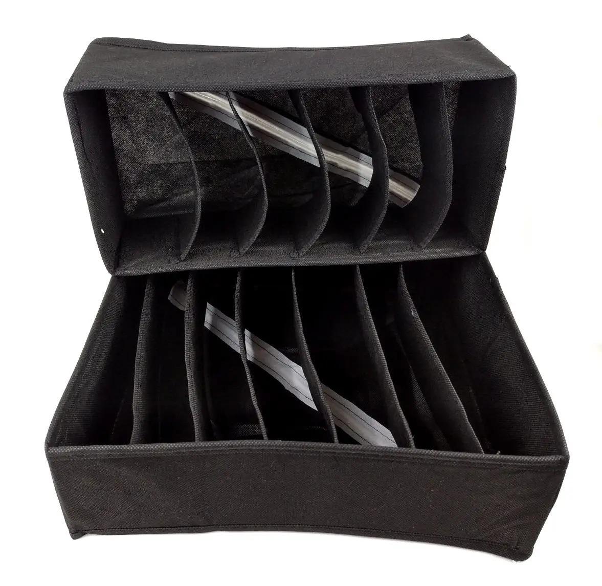 Набор органайзеров для нижнего белья 4 шт. Черный (ОДШ-102-25) - фото 10 Набор органайзеров для нижнего белья 4 шт. Черный (ОДШ-102-25) - фото 10