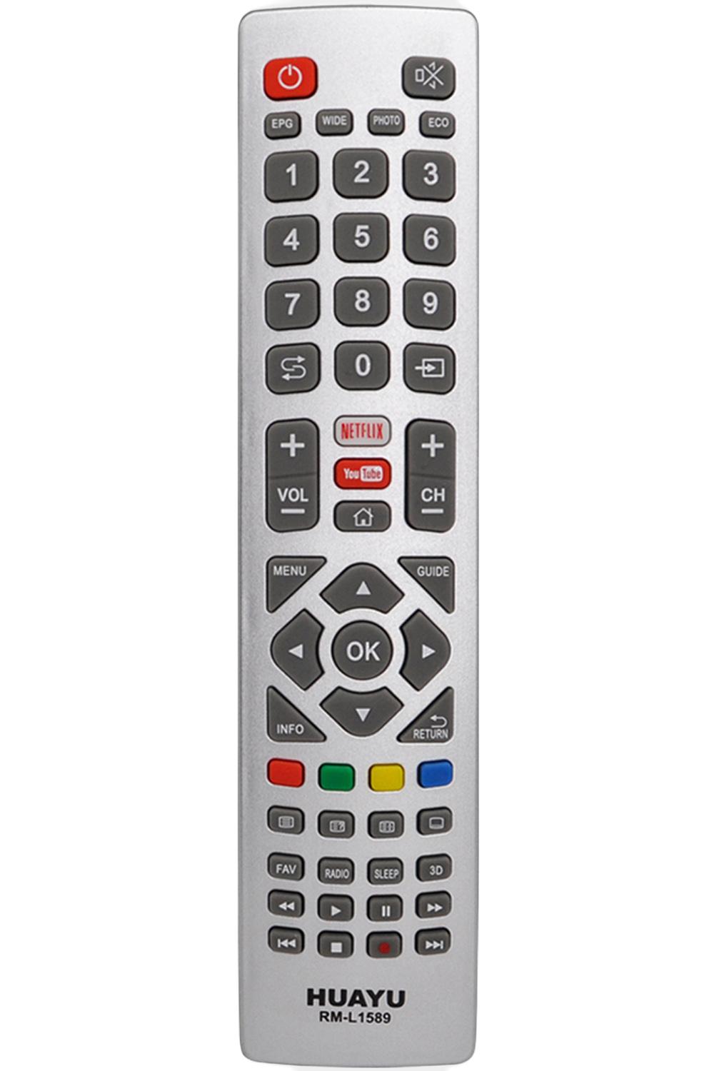 Универсальный пульт для телевизора Sharp RM-L1589 (2241)