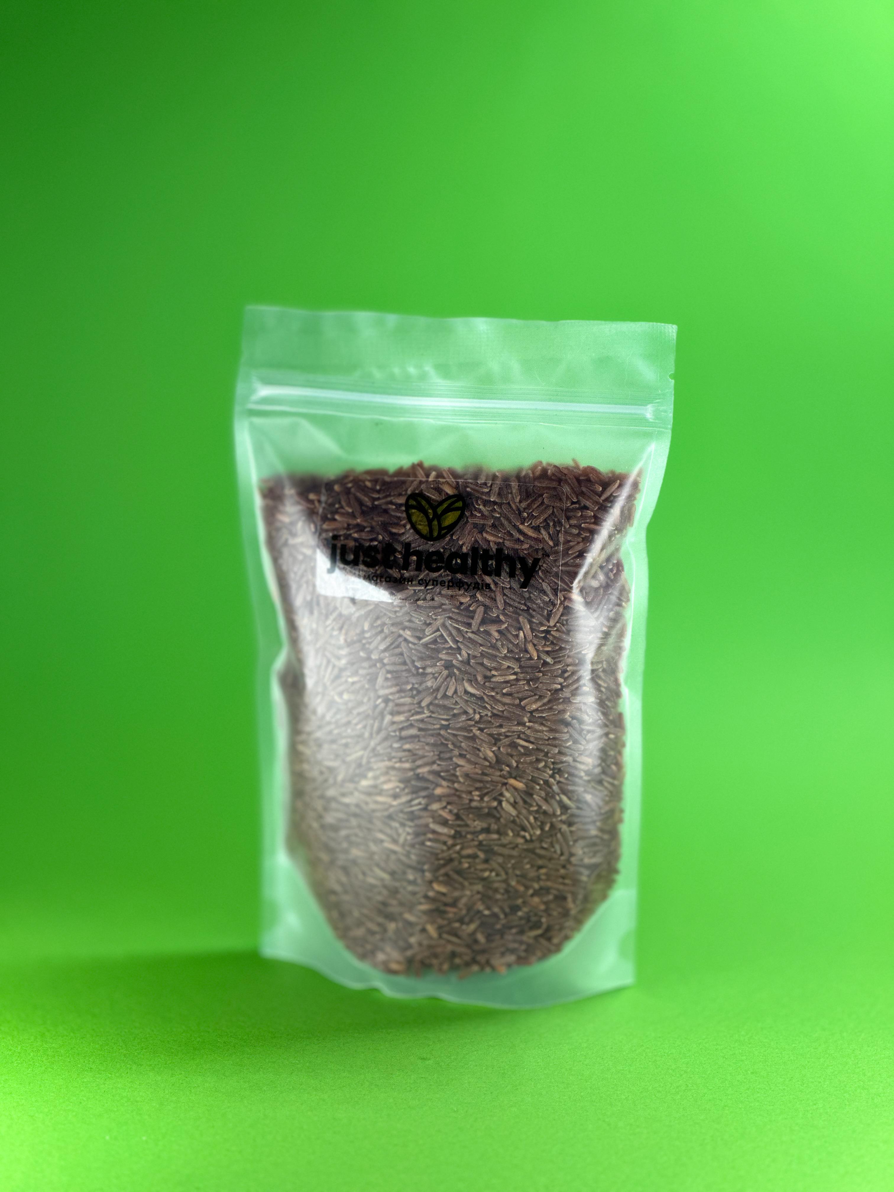 Рис червоний дикий нешліфований 350 гр - фото 2