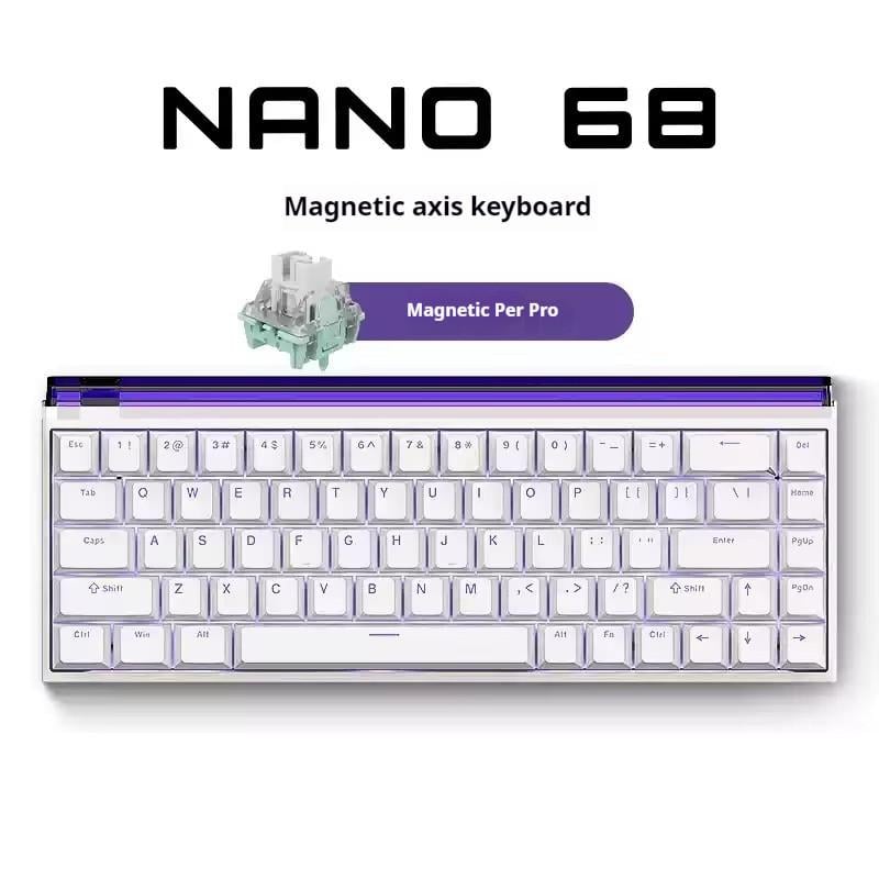 Клавіатура механічна Nano 68 Pro Magnetic Per Pro 68% RGB Tri-Mode (2565705375) - фото 2 Клавіатура механічна Nano 68 Pro Magnetic Per Pro 68% RGB Tri-Mode (2565705375) - фото 2