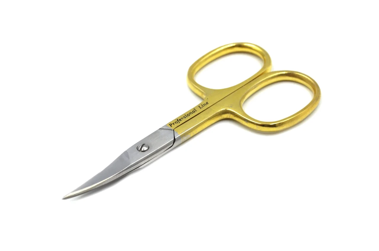 Ножницы маникюрные для ногтей Beauty Luxury HH-06 прямые Золотой