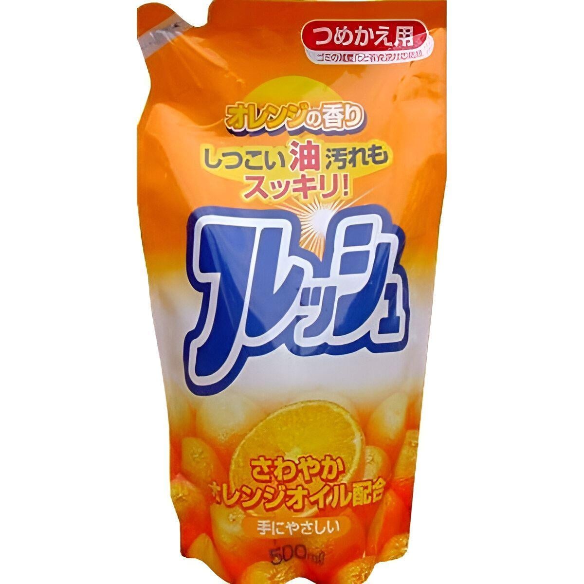 Засіб для миття посуду Rocket SOAP Kitchen Detergent Orange Oil з апельсиновою олією змінний блок 500 мл (2899412482)