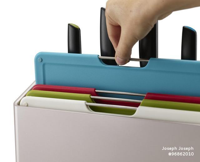 Набор досок с подставкой и ножами Joseph Joseph (60198) - фото 3 Набор досок с подставкой и ножами Joseph Joseph (60198) - фото 3