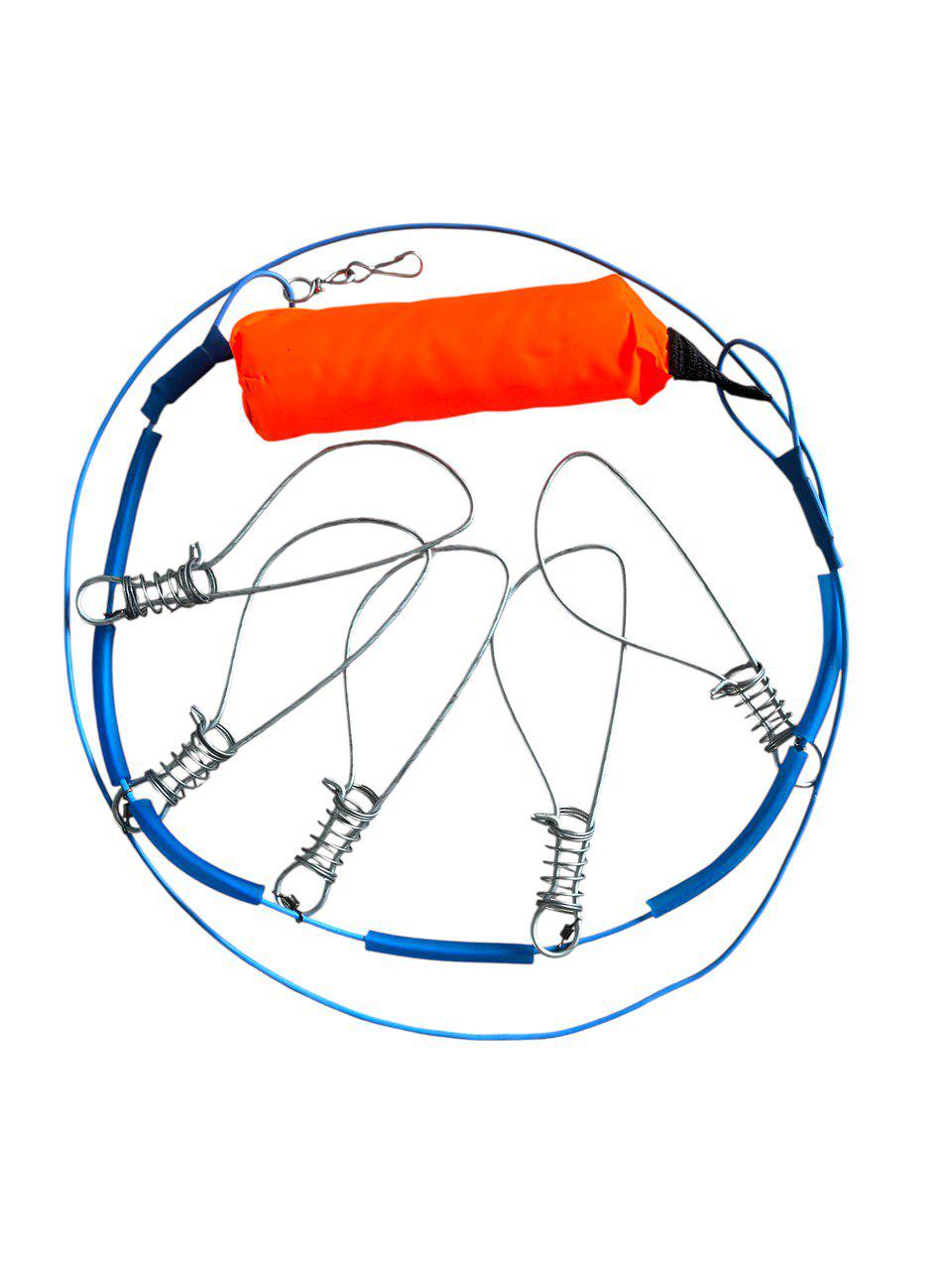 Кукан рыболовный на 5 карабинов с ярким поплавком (1649267945)