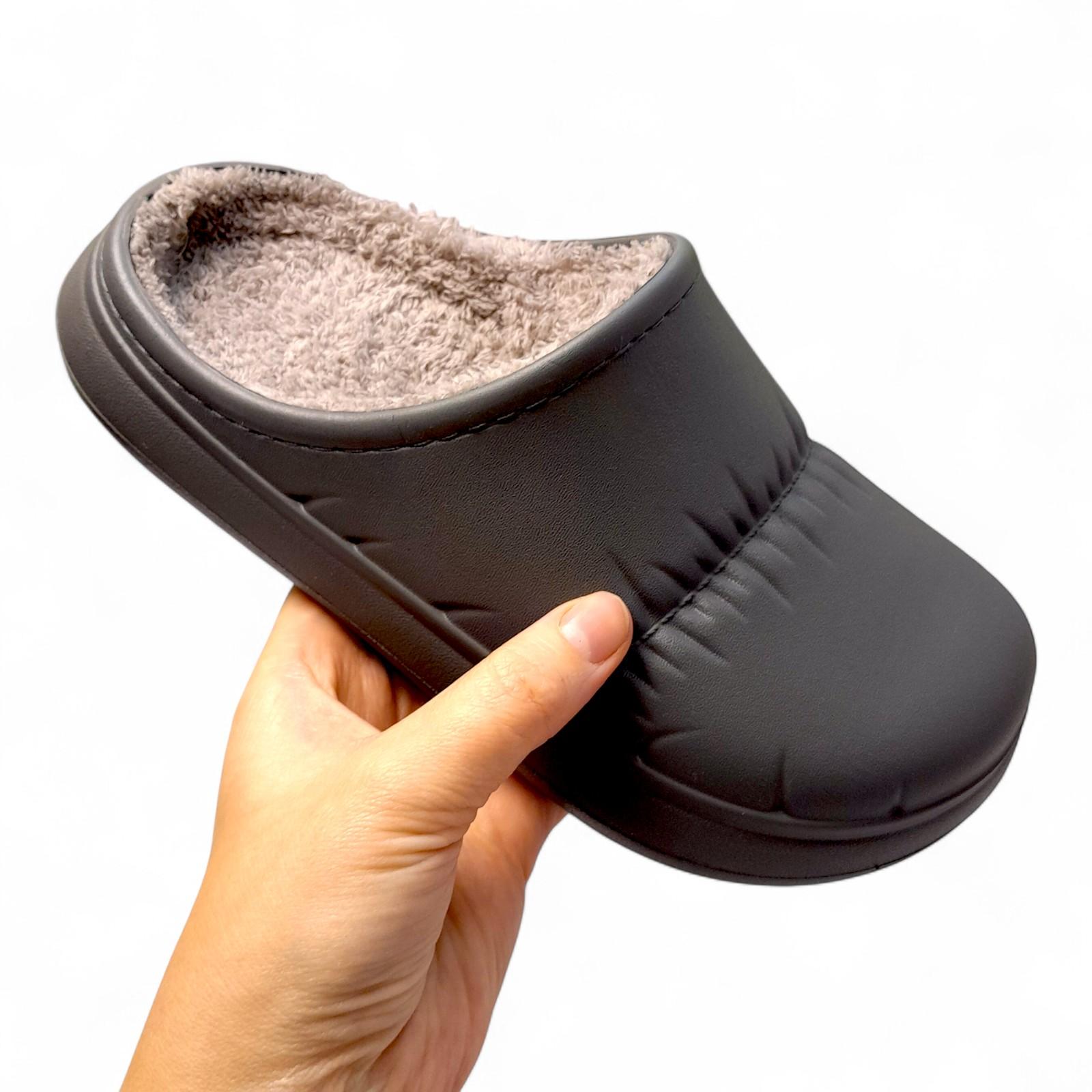 Сабо женские утепленные Krok р. 36 23 см Серый (2798398777) - фото 7